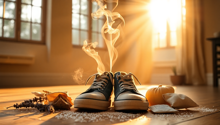 Natürliche Hilfe gegen stinkende Schuhe